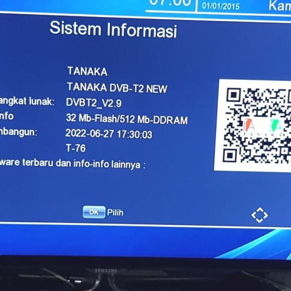 Set Top Box Tanaka DVB T2 New 2022 Mini - RCA