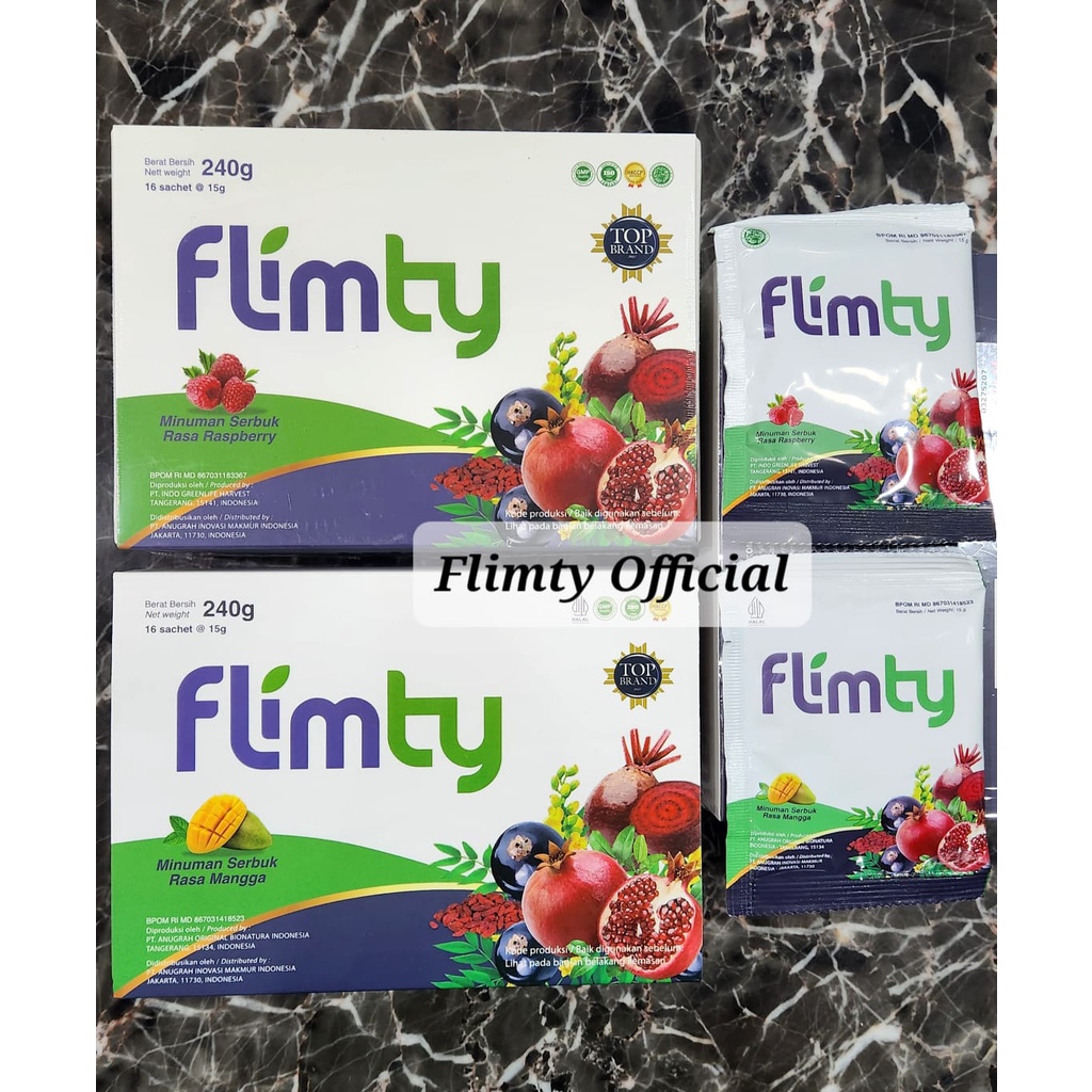 FLIMTY FIBER TRAVEL PACK isi 5 Sachet Diet Detox Pelangsing FLIMEAL