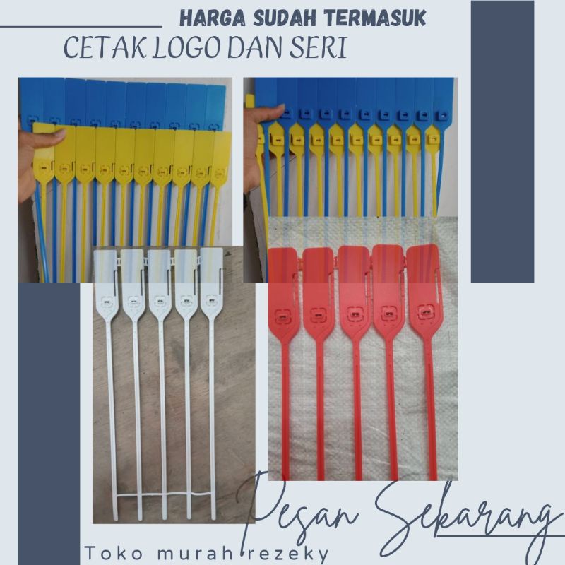 segel plastik / segel kontainer / segel box