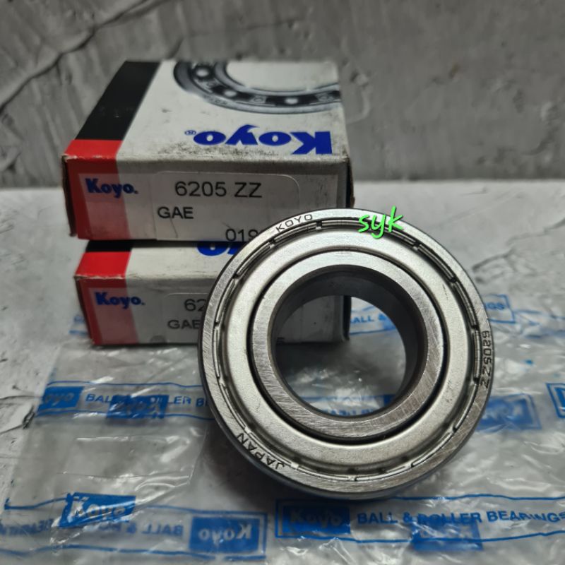 BEARING 6205 ZZ KOYO TUTUP BESI