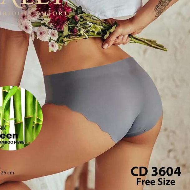 TALLY Cd 3604 Seamless Celana Dalam Polos Anti Jiplak Bahan Katun Bamb