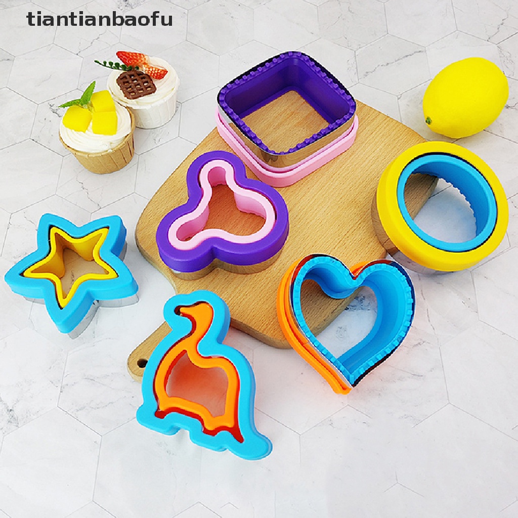 Cetakan Pemotong Makanan Sandwich Cookie Bahan Stainless Steel Untuk Alat Dapur