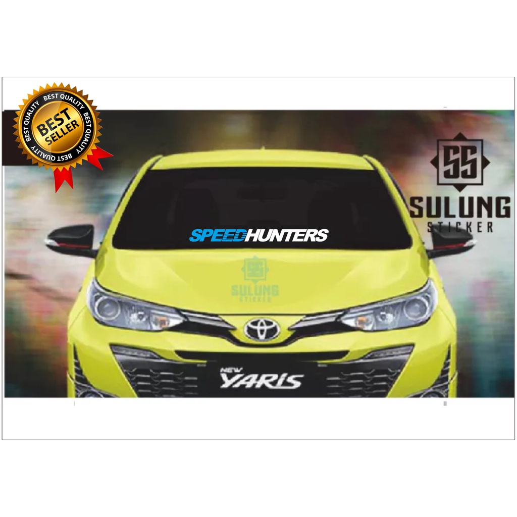 Stiker Kaca Mobil Depan Speedhunter Cutting Sticker