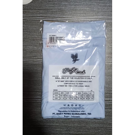 CELANA DALAM PRIA DEWASA GT- man 704 BW TERMURAH TERLARIS