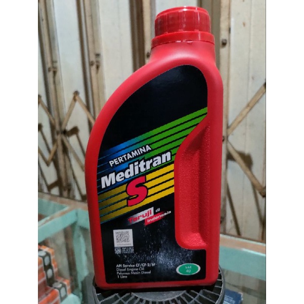 Jual Oli Mesin Diesel Pertamina Meditran S Sae 40 1 Liter | Shopee ...