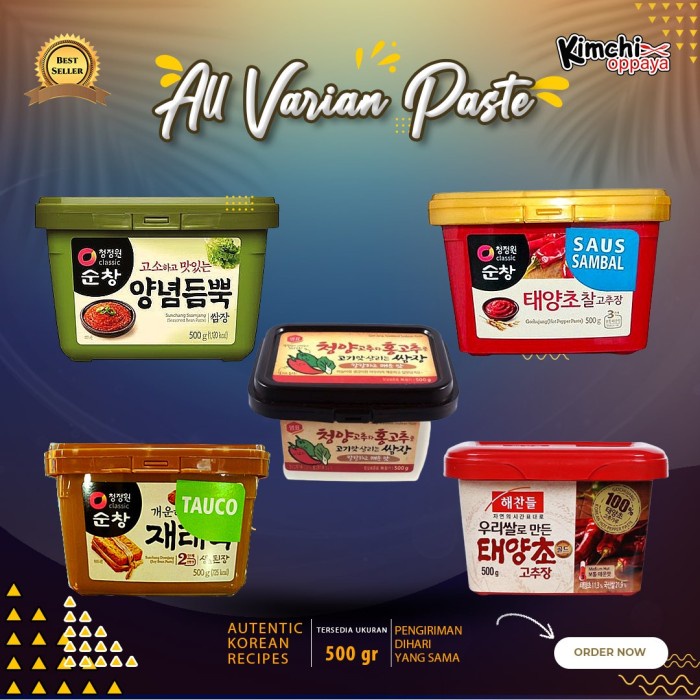 

KIMCHI OPPAYA - ALL VARIAN PASTE GOCHUJANG DOENJANG SSAMJANG 500 GR