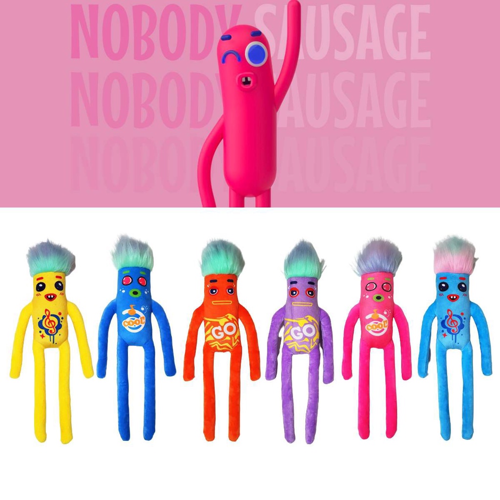 Sosis Plushie Nobody Aman Dan Nyaman Bagus Untuk Anak-Anak Dan Dewasa