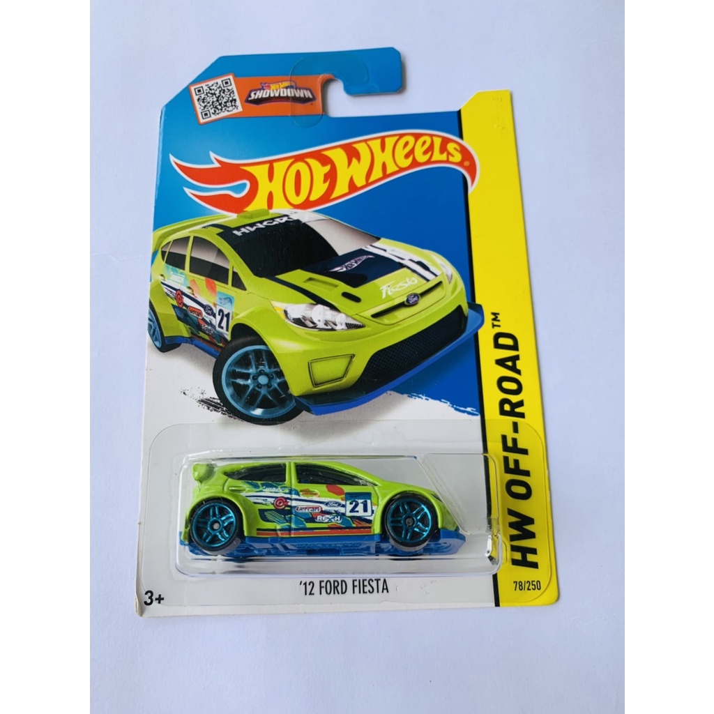 HOTWHEELS HOT WHEES 12 FORD FIESTA HIJAU HW OFF ROAD DIECAST MINIATUR MOBIL MAINAN MOBILAN ANAK LANG