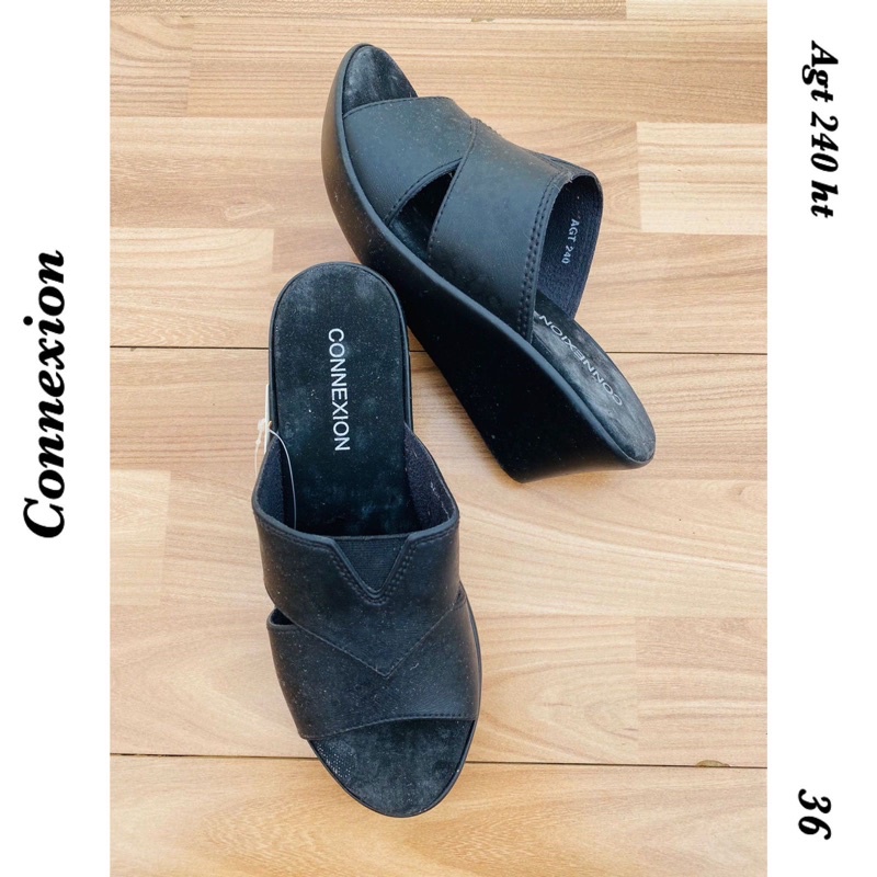 Alas ngelupas AGT240 Hitam wedges