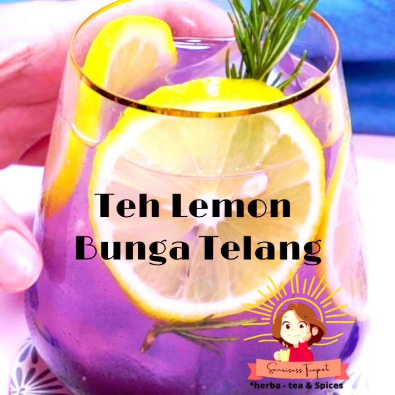 

[Sachet] Sunrisess Teapot Teh Lemon Bunga Pea Buterfly - Minuman Sehat Rempah Herbal - Jsr - Wedang Jsr - Paket Jsr - Jurus Sehat Rempah