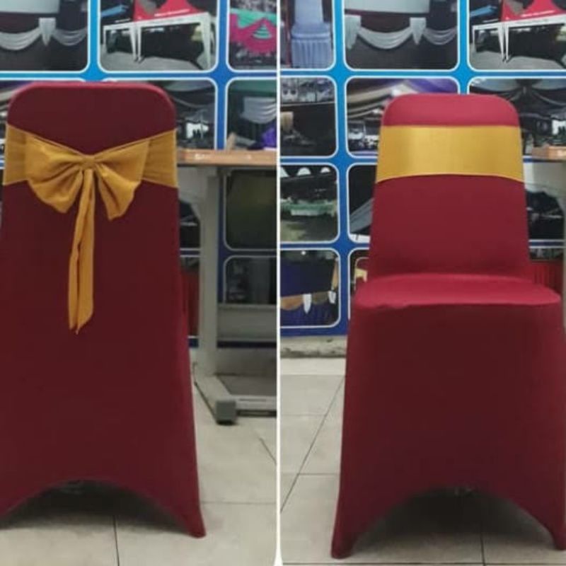 cover kursi futura ketat ples pita