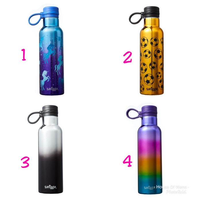 SMIGGLE SPORT STAINLESS STEEL DRINK BOTTLE - BOTOL MINUM SMIGGLE