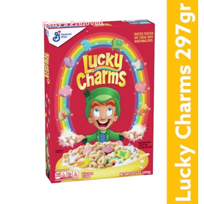 

Sereal Lucky Charms Cereal With Marsmallow 297 Gram Product Of Usa