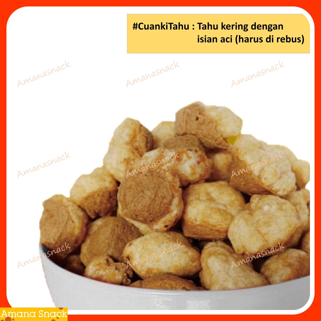 TOPING CUANKI TAHU - Tangerang Selatan - Kriuk Asin Gurih Cemilan Best Seller AMANASNACK BOCI