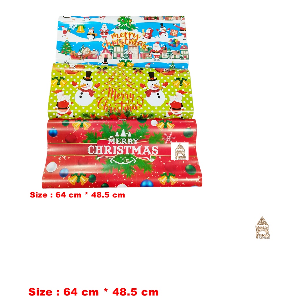 Kertas Kado Natal / Merry Christmas Glossy