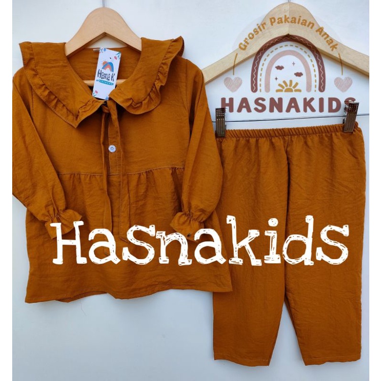 setelan anak perempuan  / set zavina anak polos