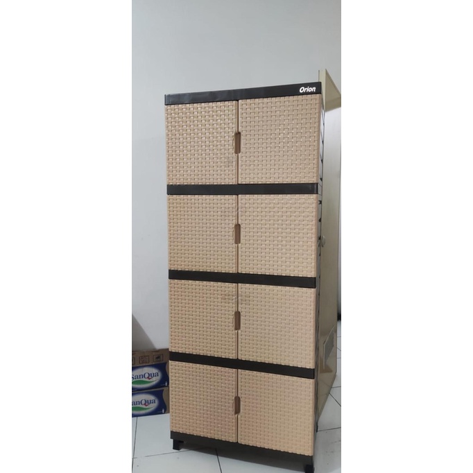 

lemari plastik pakaian mini club susun 4 stock ready