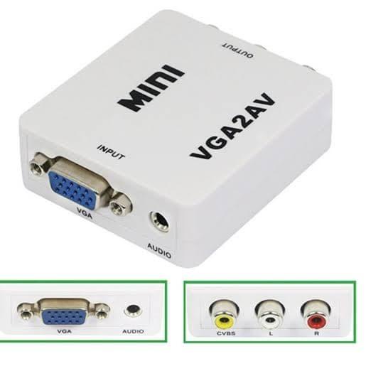 VGA to RCA Converter / Converter VGA to AV / VGA to AV Mini Converter