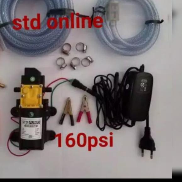 PAKET STEAM DC CUCI MOBIL MOTOR AC HIGH PRESSURE JET CLEANER