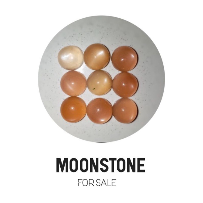 Batu Cincin Moonstone Natural