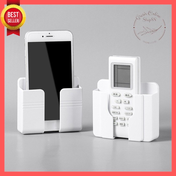 GOS - A104 -  Rak Gantung Cas HP Remote Tempel Tembok / Ceel Phone Hanger Tempel Holder