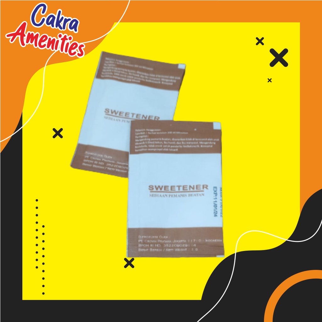 

Sweetener Sachet Hotel Murah (100 Pcs)