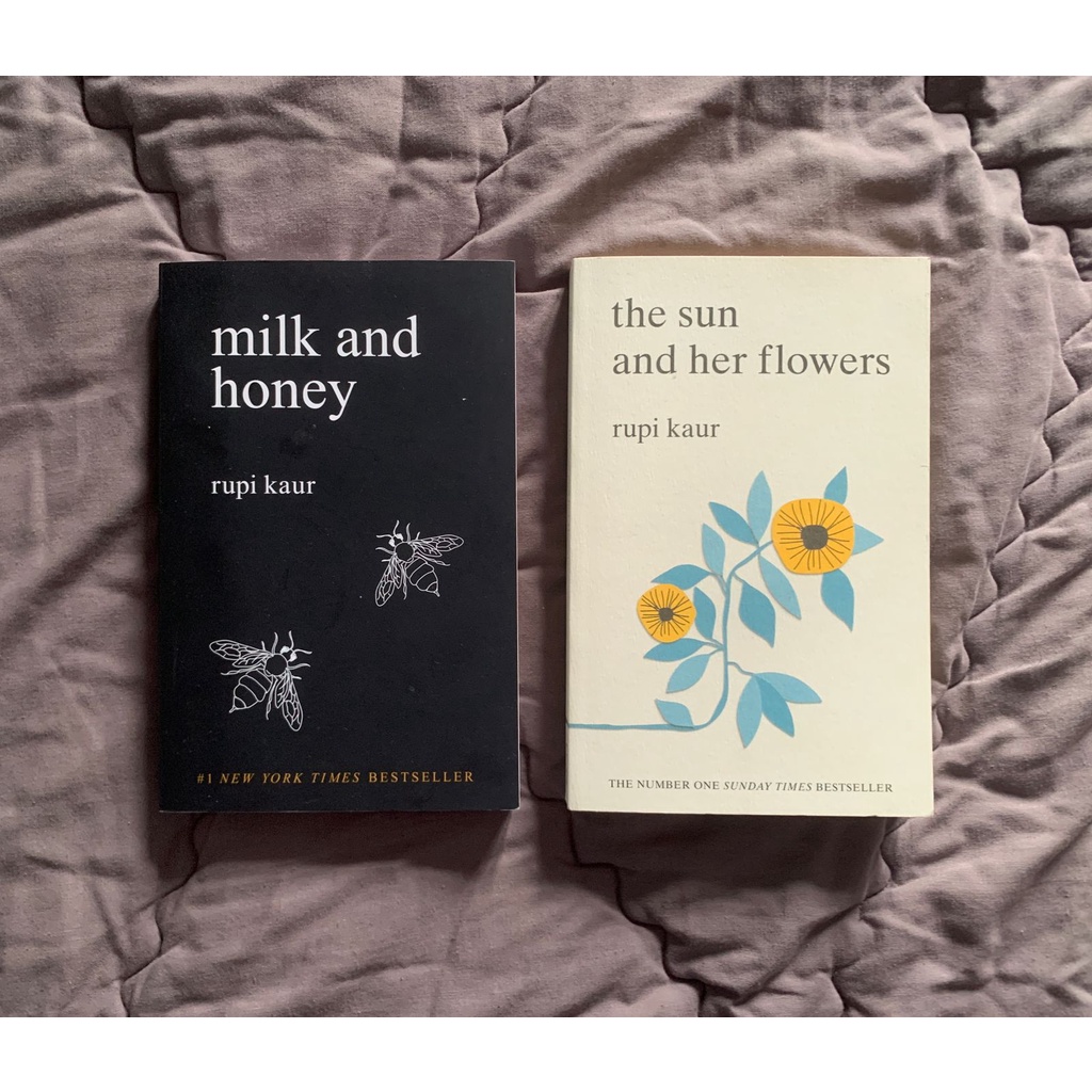 (Preloved) Milk and Honey & The Sun and Her Flower by Rupi Kaur English Novel Original