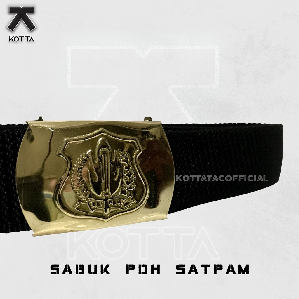 SABUK PDH SATPAM - SABUK SATPAM HITAM - SABUK SECURITY - IKAT PINGGANG SATPAM