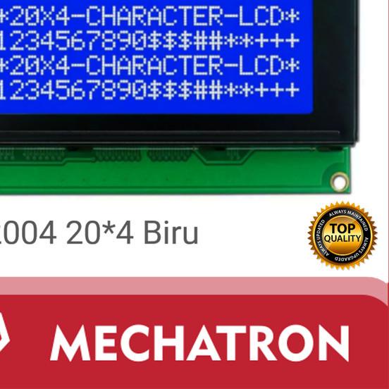 LCD2004 20X4 LCD 2004A LCD 2004 LCD Module 5V Biru Blue Backlight