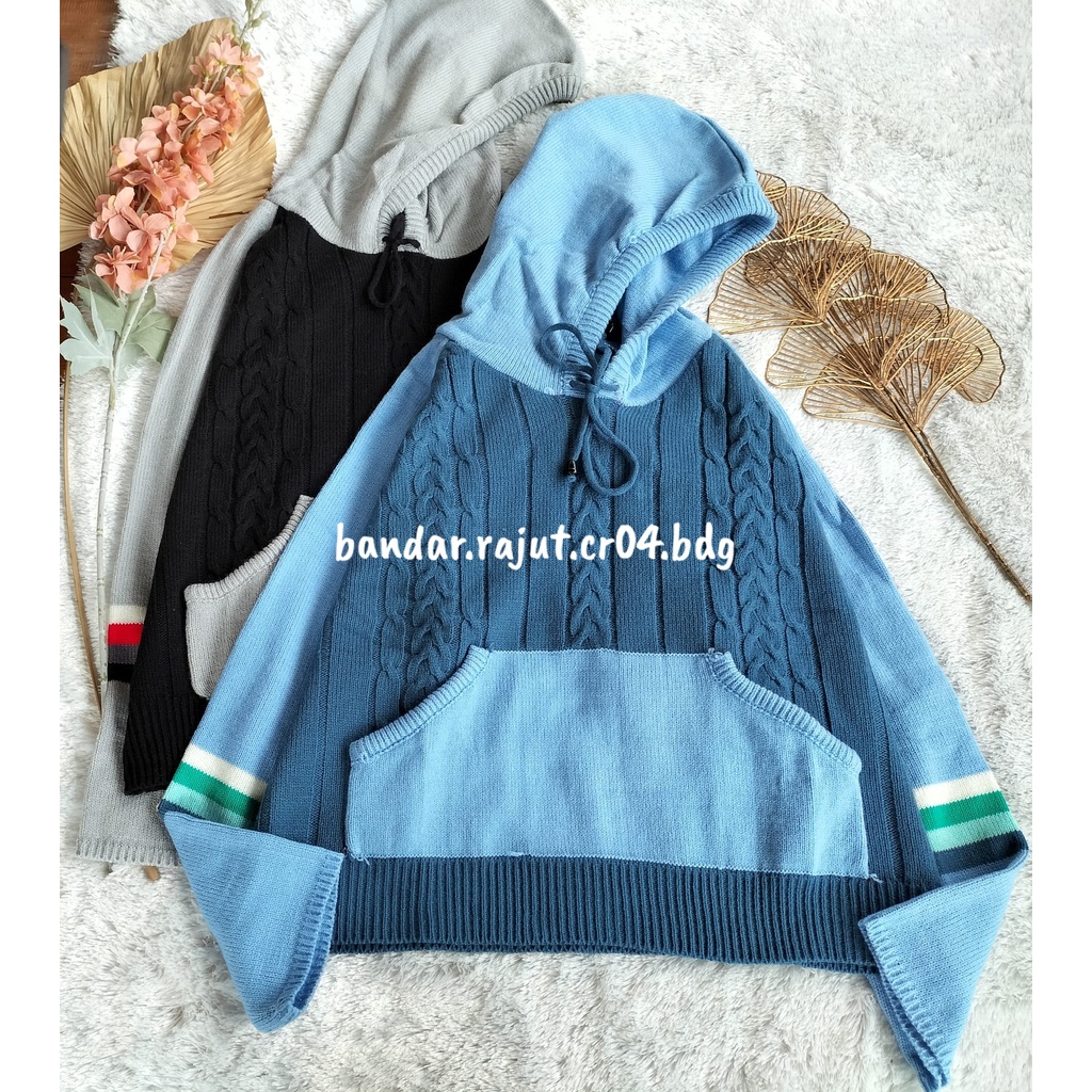 SWEATER HOODIE ZASKYA BRANDED 7 GATE