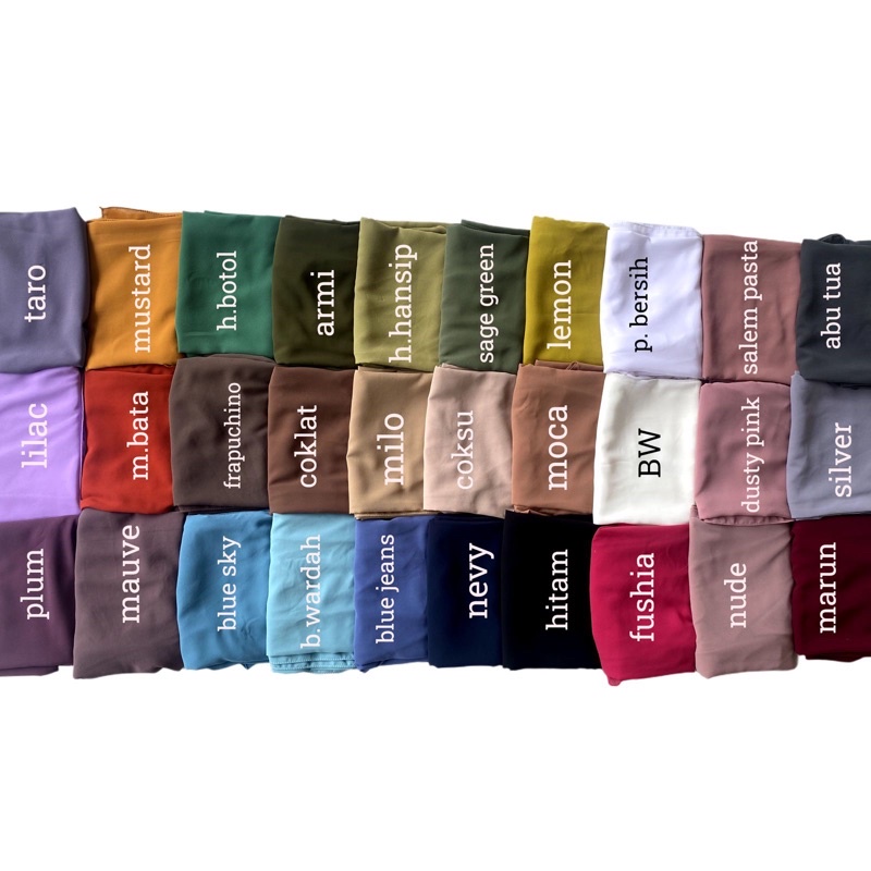 pashmina inner ceruty babbydoll panjang 2 meter