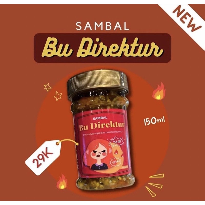 

Sambal Bu Direktur (100% uang kembali jika Tdk enak)