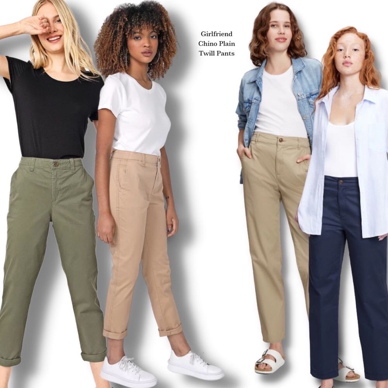 Celana Panjang girlfriend GAP / celana chino wanita / celana chinos wanita gap girlfriend pants / GF