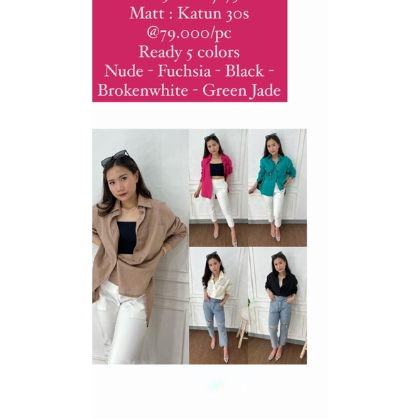 nara shirt - Fuschia