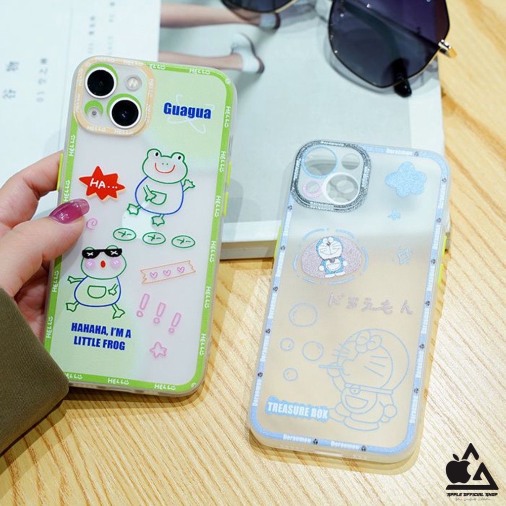 Softcase Motif LUCU Kartun DISNEY iPhone 13 PRO MAX 12 PRO MAX 11 PRO MAX XR X XS Max 7 7+ 8 8+ SE 2 3 With Camera Pelindung Kamera PROTECT Soft Case Cartoon Silikon Jelly Clear