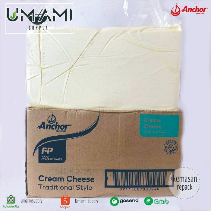 

T0P ANCHOR - CREAM CHEESE - REPACK 500GR NICE