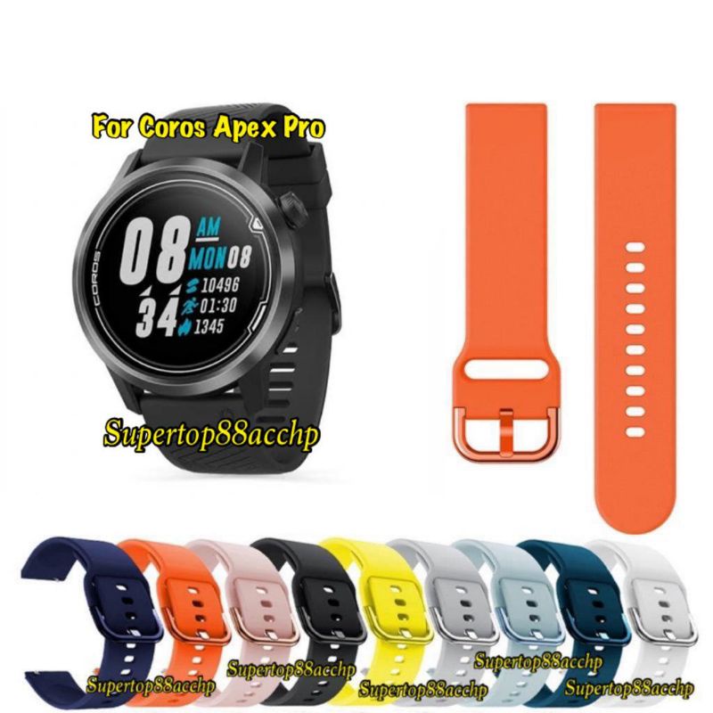 Strap Coros Apex 2 / Apex Pro / Apex 2 Pro Tali Jam Rubber Colorful Buckle Model Active