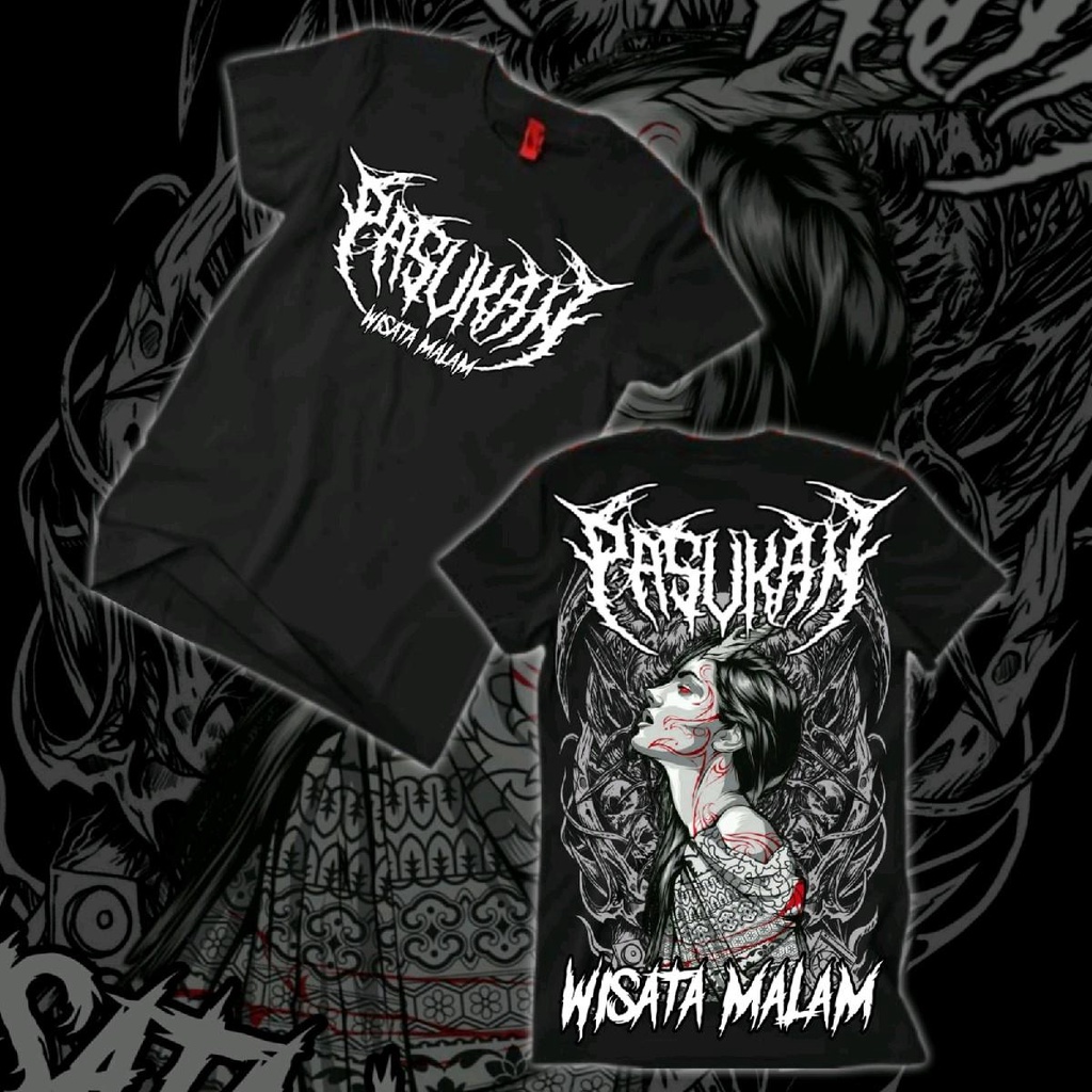 KAOS PASUKAN WISATA MALAM DISTRO COTTON COMBED PREMIUDESAINTERBAIK DISTRO