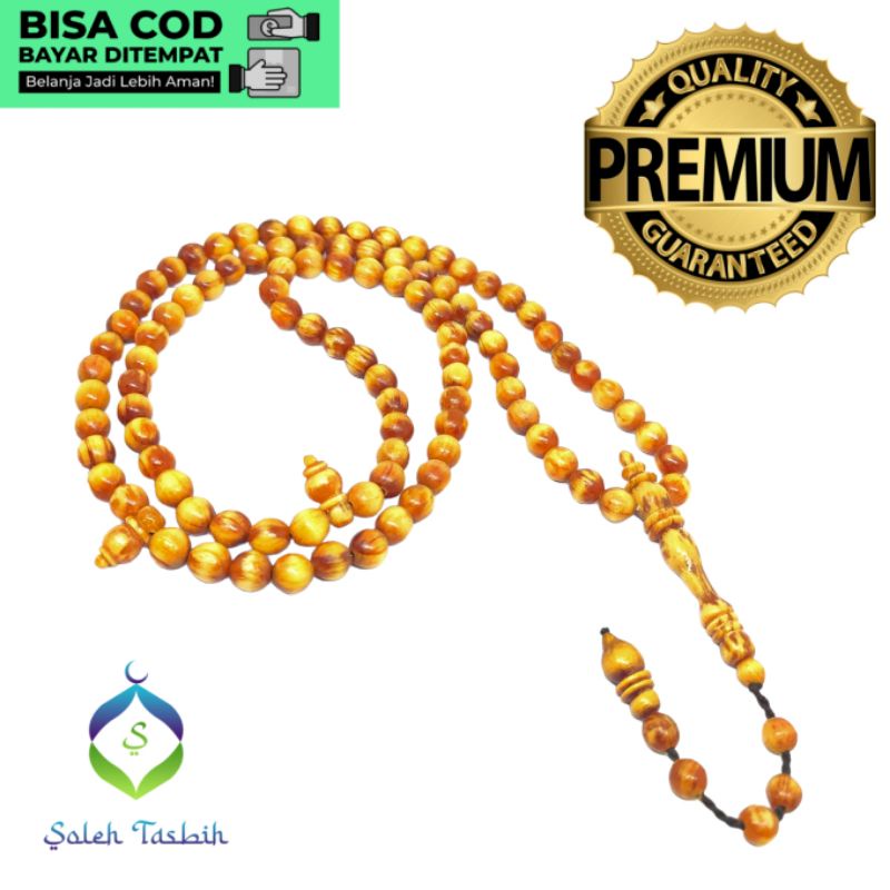 Tasbih Pinus size 8mm Original/Tasbih Muslim 99Butir, Bisa COD