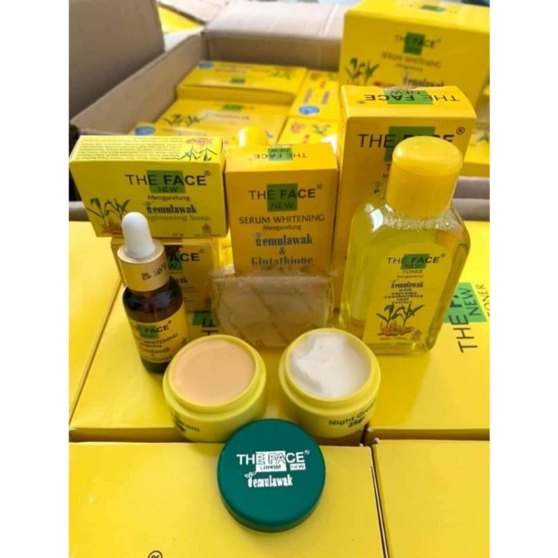 The Face paket cream temulawak ORIGINAL BPOM komplit isi 5
