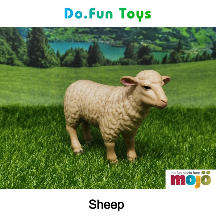 Sheep Animal Figure / Miniatur Mainan Domba by MOJO