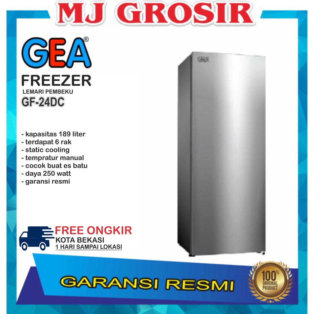 GEA FREEZER GF 24 DC GF-24 DC 6 RAK FREESER ES BATU ASI DLL