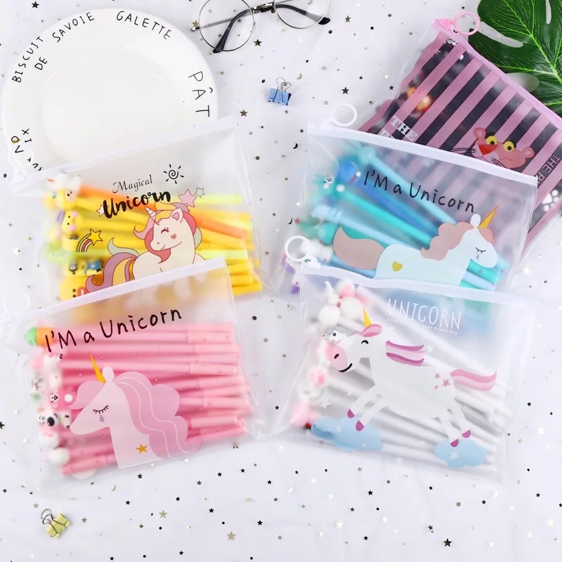 

Tempat penyimpanan pulpen Pouch Zip Lock Kosmetik Transparan Motif Kaktus Tas Kosmetik Karakter Kuda Poni ZipLock Plastik Macan Pink Zipper Lock Alat Tulis ATK