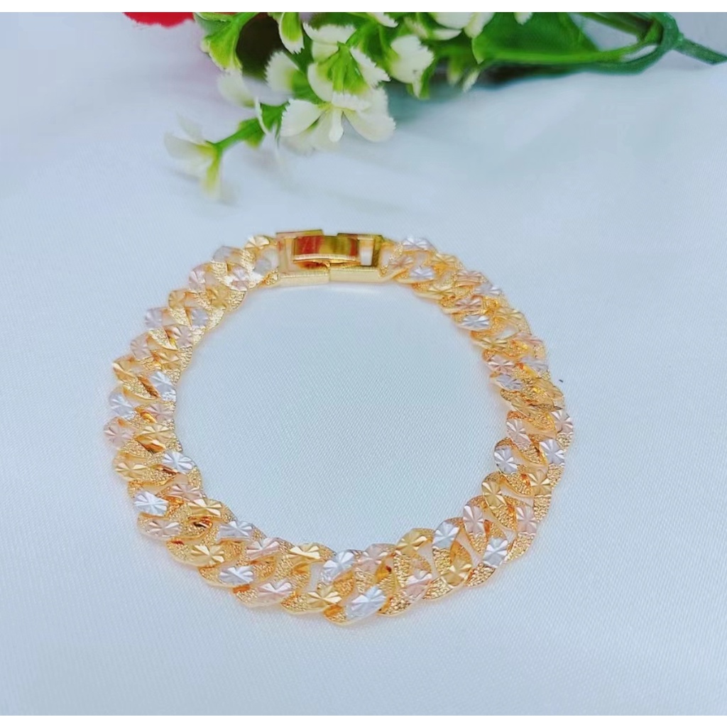 Gelang Xuping Rantai sisik Naga Kombinasi Perhiasan Fashion W133 (besar lebar 16mm/kecil lebar 11mm)