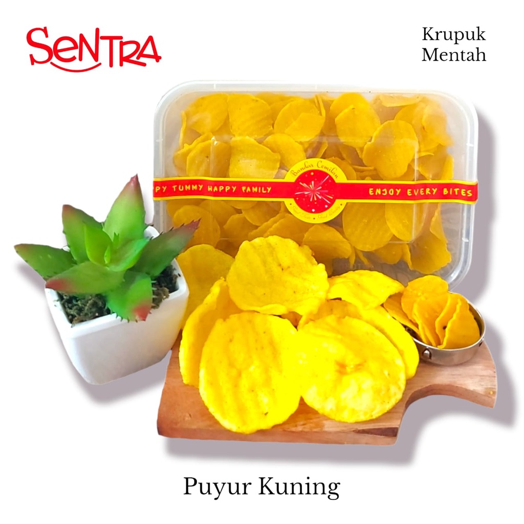 

Kerupuk Puyur Kuning Mini Poco || Kerupuk Kering Mentah Box Premium