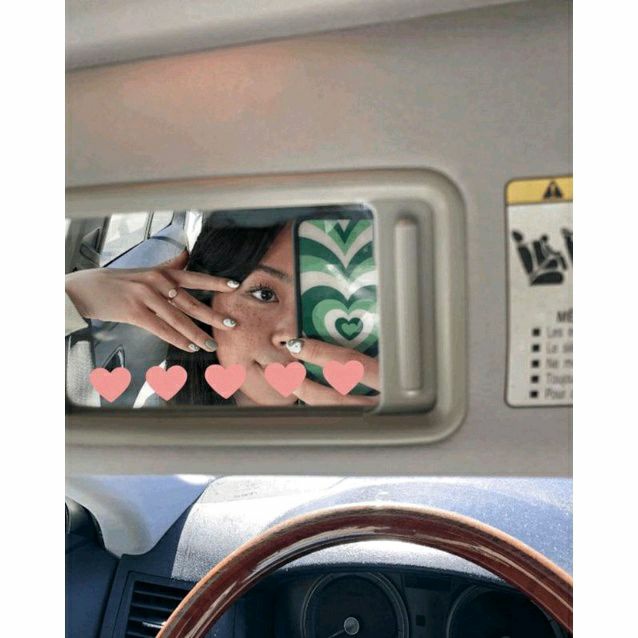 Stiker Mobil | Stiker Kaca Mobil Hati |  High Quality | Anti Air