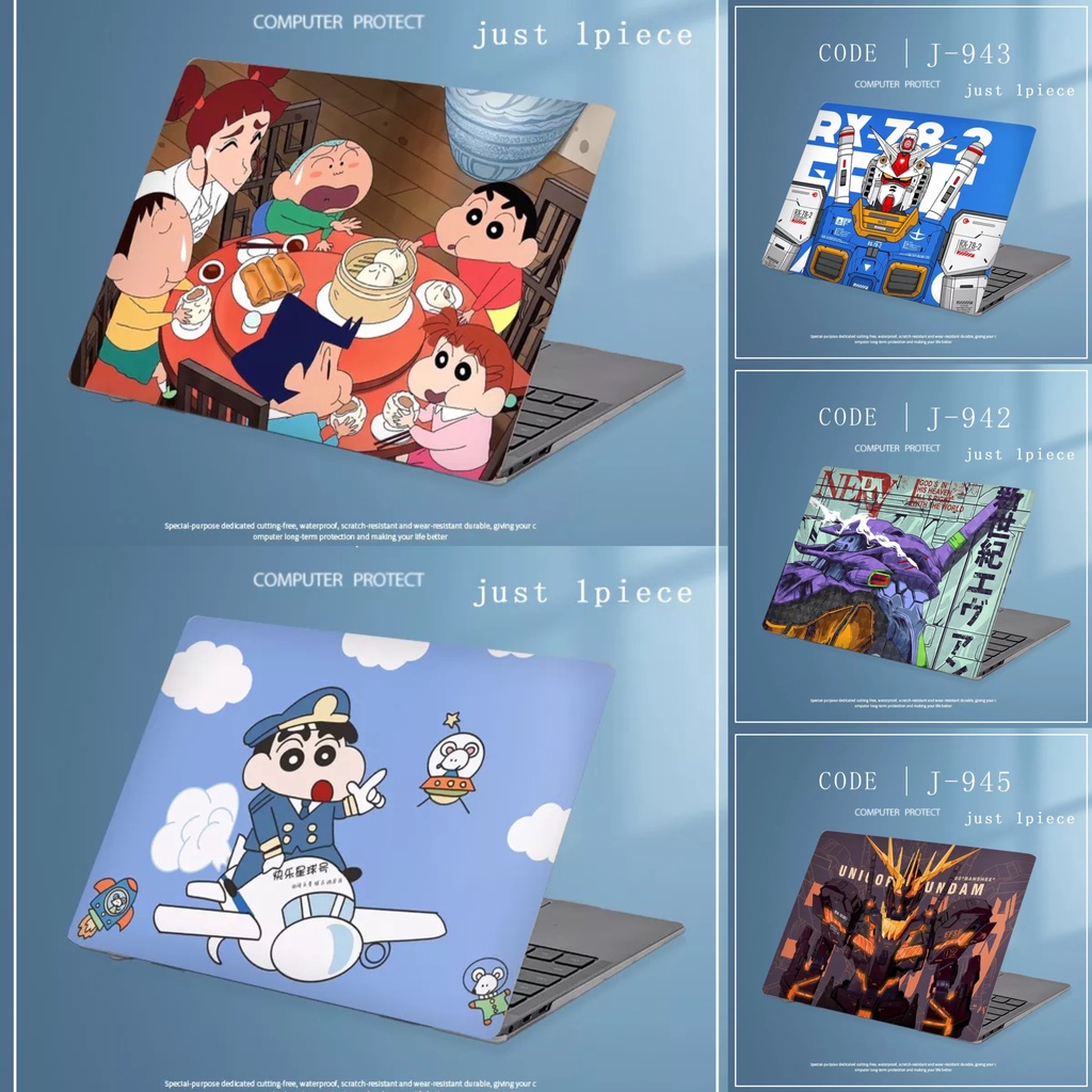 1pc Universal Custom Pola COD Gunda Crayon Shin Chan Stiker Penutup Laptop Untuk Lenovo E41-55 Ideapad 15s V14 G2 Ideapad 14s Skins Lukisan Notebook Stiker