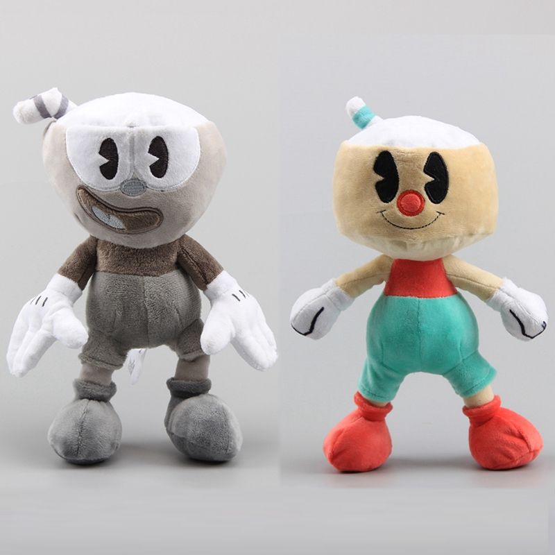 Mainan Mewah Cuphead Cuphead Puphead Dan BW Boneka Boneka Lembut Anak 25hadiah Cm