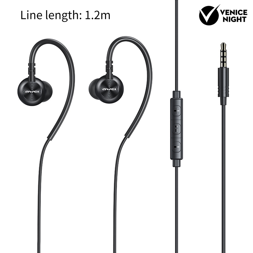 (VNEP) (Berkabel) L3 Earphone 6 Core Line Control ABS Stereo In-ear Headphone untuk Musik