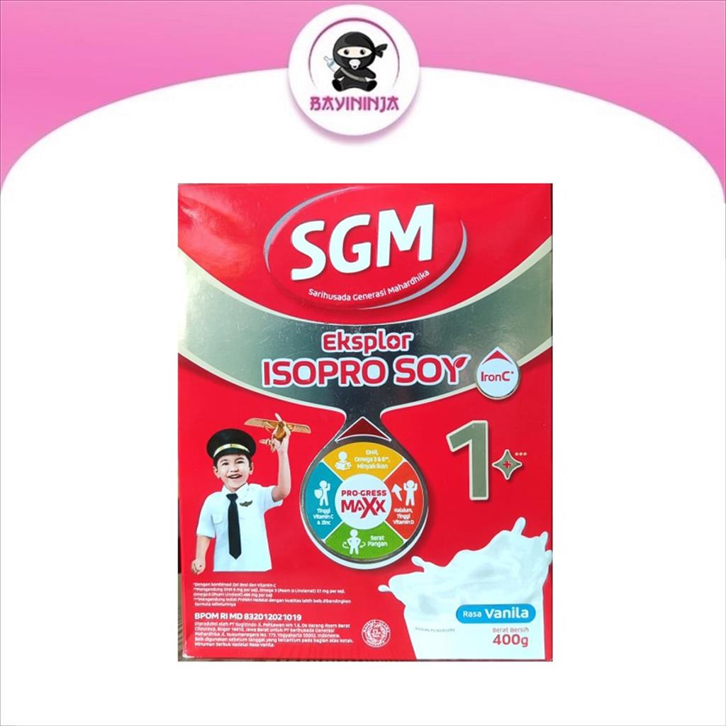 SGM Eksplor Soya 1 to 5 Tahun Vanila Susu Box 400g 400 g